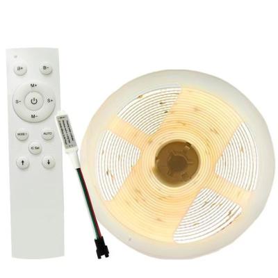 China ANY 5m 16.4ft WS1903 COB Marquee LED Strip Lights Water Flow LED Strip Lamp IC 24V 336LEDs/M Warm White for vistors welcome for sale