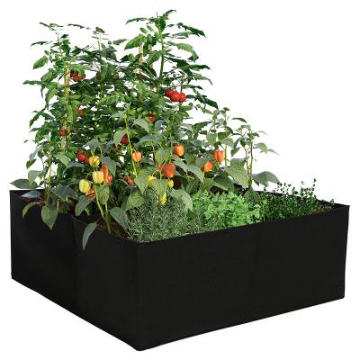 China Multi-trellis Growing Garden Planter Bag Planting Nonwoven Balcony Vegetable Split Plant Box Growing Planter Bag for sale