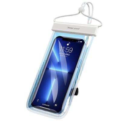 China New tpu waterproof touch screen mobile phone bag portable dustproof waterproof swimming diving diving transparent bag for sale