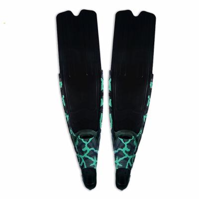 China Wholesale Rubber Scuba Rubber Snorkel/Swim/Free Diving Rubber Fin Set On Sale - Green for sale