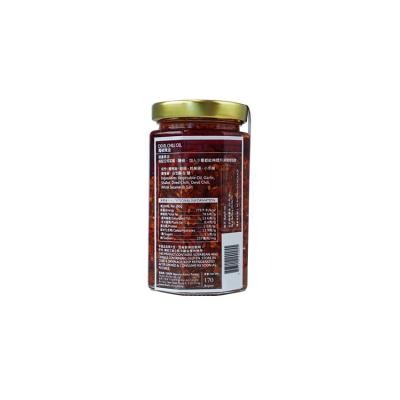 China Cooking Condiments Zero-Additive Hot Selling Sauce Noodle Bottles Crispy Devil's Chili Oil With All Natural Ingredients for sale