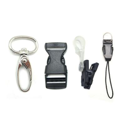 China Polyester Factory Direct Supply Plastic Buckle Clip Lanyard Accessories for sale