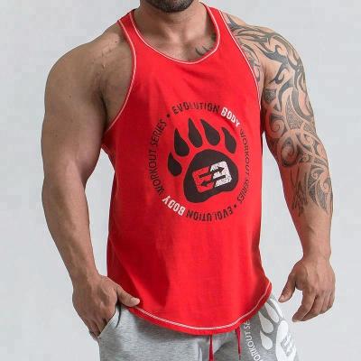 China Wholesale Bulk Breathable Polyester Sports Polyester Tank Tops Oversized Underwaist for sale