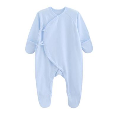 China Long Sleeve Infant Baby Toddler Eco-Friendly Clothing Organic Cotton Newborn Baby Romper for sale