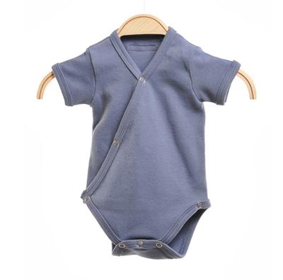 China Wholesale Cotton Baby Clothes Newborn Short Sleeve Organic Baby Rompers for sale