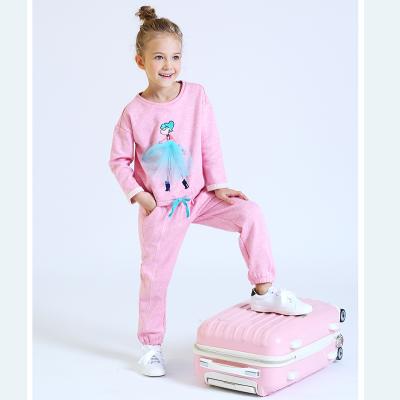 China Polyester / Cotton Chilidren Girls Clothing Kids Sport Wear Set Summer Kids Casual Wear for sale