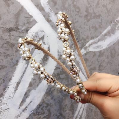 China New Crystal Headband Women Charm Hair Daily Korean Fashion Band Hair Accessories Fashion Hair Accessories for sale