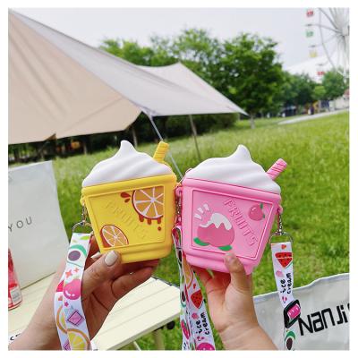 China 2021 new fashion fashion bags summer handbags ice cream bags waterproof silicone purse for kids for sale