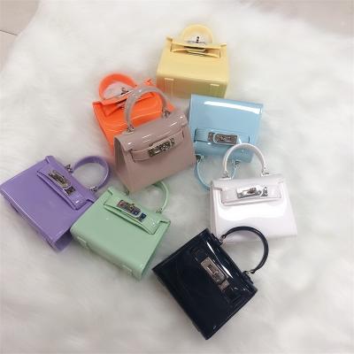 China 2020 new fashion jelly bag wild chain one shoulder messenger handbag mini cute lipstick bag for sale