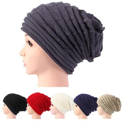 China COMMON New Women's Beanie Hat Autumn And Winter Single Layer Acrylic Outdoor Knitting Hat For Women for sale