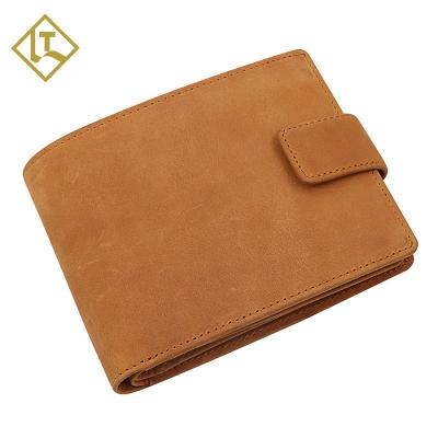 China RFID Scare Wallet Leather Men Credit Card Holder Bifold RFID Blocking Short Purse Wallet for sale