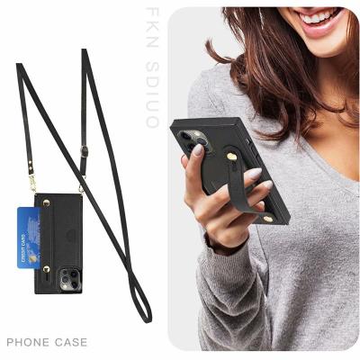 China Unique Waterproof Iphone 12 Pro Max Phone Case And Bags Wholesale Leather Cell Phone Case With Card Holder Customized Leather Phone Case for sale