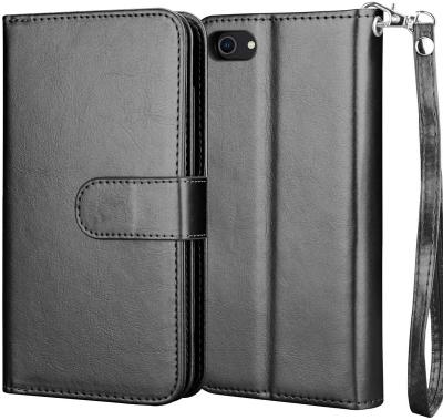 China Waterproof Wallet Case With Stand Flip Premium Leather Kickstand Durable PU Credit Shockproof Cover Device for sale