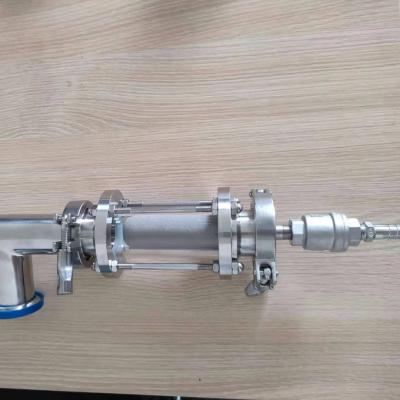 China Factory Tri Clamp 316 Stainless Steel Sintered Carbonation Stone for sale