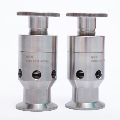 China Inox General Customized Pressure Breather Valve Vacuum Relief Valve for sale