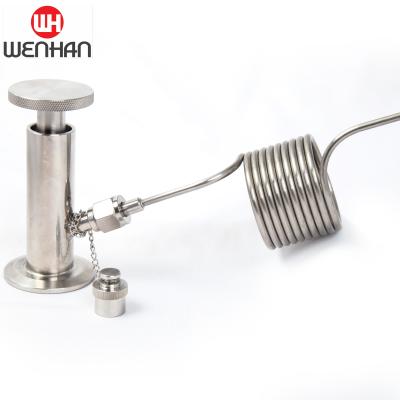 China food & Beverage Factory Beer Sampling Valve Beer CO2 Tester Sampling Valve for sale