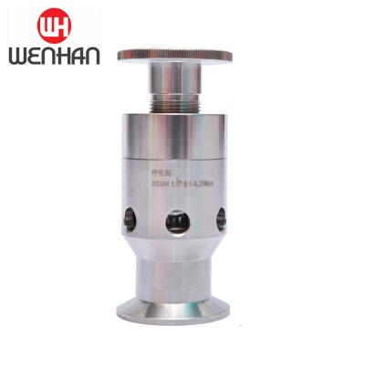 China General Sanitary Adjustable Vacuum Air Release Stainless Steel Breathing Valve for sale