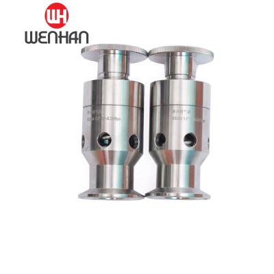 China Stainless Steel Flange General Sanitary Pressure Relief Valve for sale