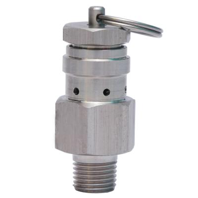 China Pressure Relief Valve Stainless Steel Safety Valve General Adjustable Small Pressure Relief Valve For Pressure Tank for sale