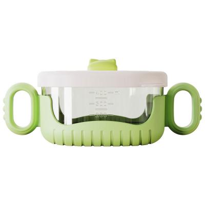 China Safe Baby complementary food with anti fall handle, convenient for babies to go out, kindergarten to eat bowls and meals for sale