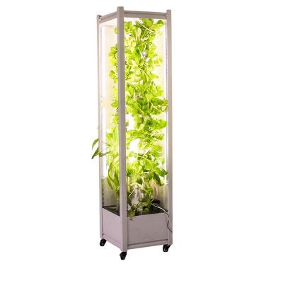 China New Garden Greenhouse 2021 Hydroponic Tower Eco-friendly Agricultural Hydroponic Vertical Hydroponic Irrigation System for sale