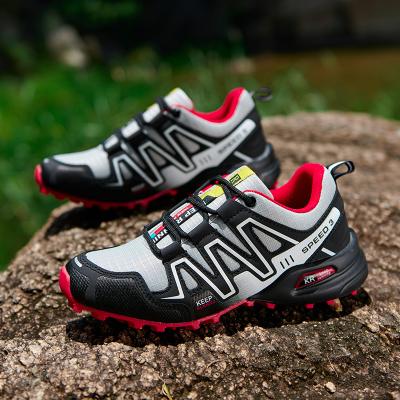 China Wholesale Women's Anti-Slip Sports Walking Shoes Solomon Tactical Breathable Outdoor Cross-Country Sports Anti-skid Running Shoes for sale