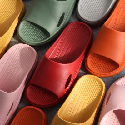 China CUSHIONING Wholesale Cheap Multicolor Slippers Daily Indoor Men's Four Seasons And Women's Single-Term Casual EVA Slippers for sale