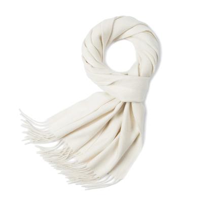 China Inner Mongolia Factory BK Cashmere Winter Solid Color Medium Greyish Wool Single Scarf for sale