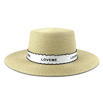 China Character Love Straw Hat Summer Sun-Shading Hat Leisure Fla Beach Outdoor Extraordinary Hat for sale