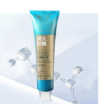 China Chinese Herbal Unique Clearing Fire Recipes Menthol Oral Care Bio-Enzyme Toothpaste Whitening for sale