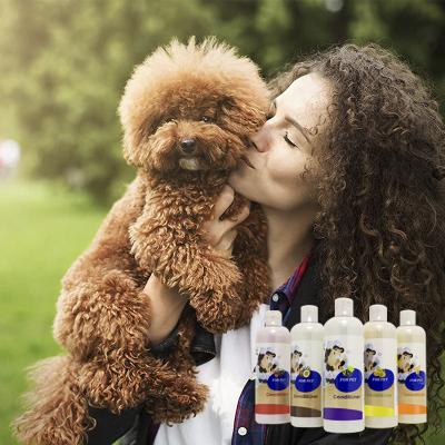 China Bottle 500ml Custom Logo Gentle Animal Shower Cleaning Organic Pets Shampoo And Conditioner Sustainable for sale