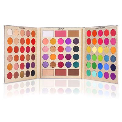 China 86 Colors Waterproof Makeup Set Matte Shimmering Eye Shadow Multi in Cosmetic Dish for sale