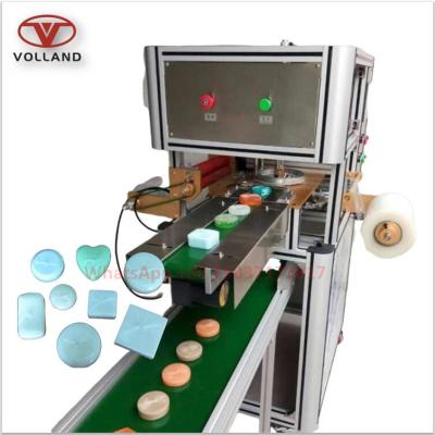 China Soap factory PE film soap packing machine/cling film/strench film soap packing soap packing machine for sale