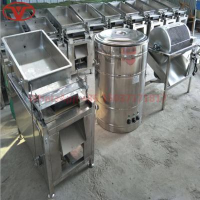 China Energy-saving quail egg stripper/commercial boiled egg machine/boiling peeling quail egg breaking peeling machine for sale