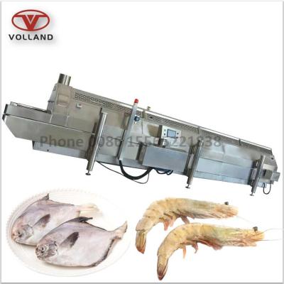 China food & Beverage factory durian tunnel liquid nitrogen freezing machine/liquid nitrogen tunnel freezer for pig leg for sale