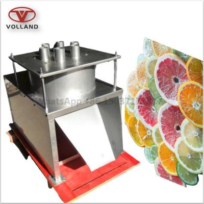 China High Efficiency Easy Operate Banana Slice Cutting Machine / 2-8mm Citrus Slicing Machine / Automatic Lemon Slicer for sale