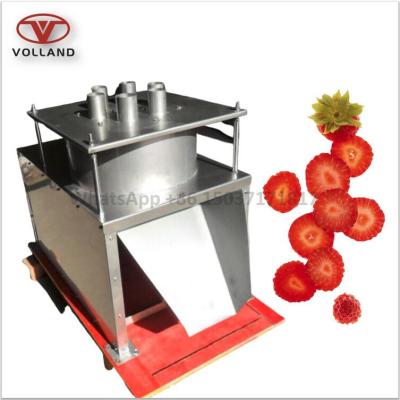 China High Efficiency Machine Easy Operate Citrus Slice Cutting Machine / Pineapple Slicer / Orange Strawberry Slicing for sale