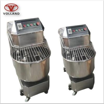 China High Efficiency 100L Flour Dough Mixer / Spiral Dough Mixer / Doubple Speed ​​Double Action Dough Mixer for sale