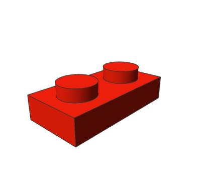 China Non-toxic& PLATE Strong 1X2 - Peculiar Smell Wear Resistance Building Block GDS-502 Brick [Gobricks] (LEGOing Parts 3023-6225) 1x2 Panel Compatible With LEGOes for sale