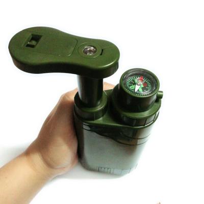 China Tear Out Water Purifier Camping Adventure Water Filter Earthquake Rescue Product for sale