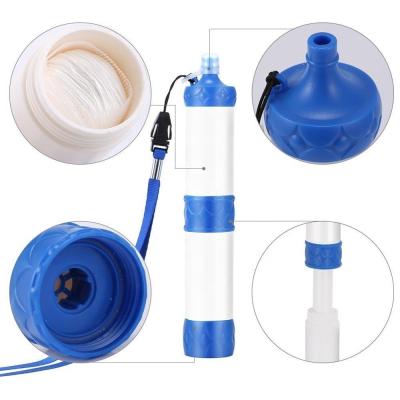 China Water Purifying Straw Filter Replaceable Water Filter Straw Survival Water Filter Straw for Outdoor Camping and Increasing Pump Water Filters for sale