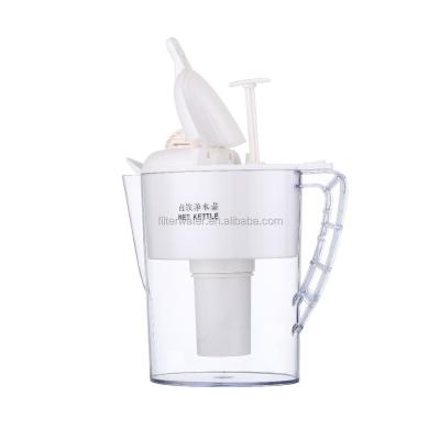 China Portable Hotel Household Water Purifier , Ceramic Alkaline Water Filter Pitcher for sale