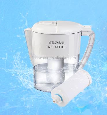 China 0.1 Micrometer Water Filter High Quality Ceramic Acrylic Plastic Pitcher Eco-friendly Water Filter for sale