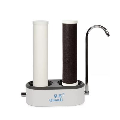 China Eco-Friendly Countertop Water Filter Household Water Filtration CTO Faucet-Mounted Water Filter for sale