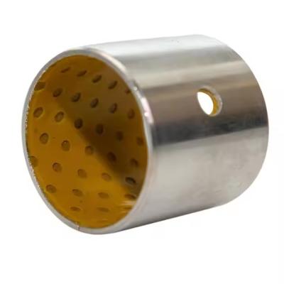 China Rodízio de aço DX Limite de manga Lubrificante Metal sem óleo PTFE POM Bush Óleo Deslizante Pap Bushing à venda