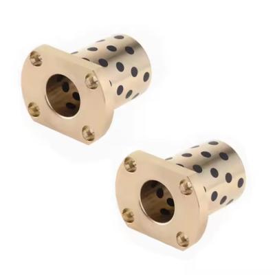 Cina MPTNZ6-15 Dimensione 10*6*15H Metallo libero dall'olio Du grafite bronzo Bushing Rame di rame Scafo di ottone Scafo di bushing Sleeve in vendita