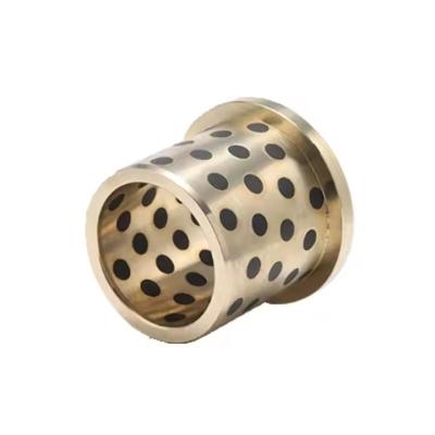 China Bronze Graphite Oiles Bushing Bearing Sleeve Plugged Iron Brass Cutless Brass Cutless Bronze Bushes for sale