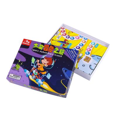 China Cartoon Toy Hot Sales Customized Kids Puzzle Game Printing Colorful Family Board Game for sale