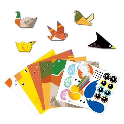 China Promotional Game Customize Logo Hot Sale 3D Fun DIY Origami Toys For Kids for sale