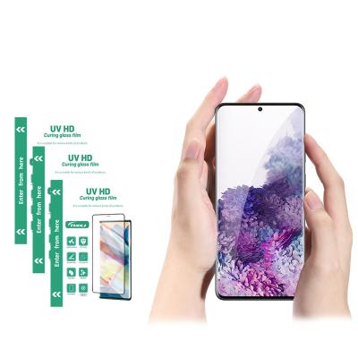 China mobile phone X9H skin foil tempered glass film UV mobile use for film slitter tuoli for sale